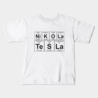 Ni-K-O-La Te-S-La (Nikola Tesla) Kids T-Shirt